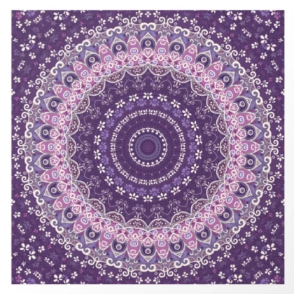 Purple Lace Mandala