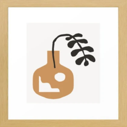 brown frame summer plant