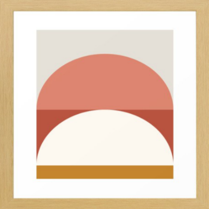 abstract pastel shapes