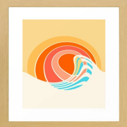 colorful abstract wave