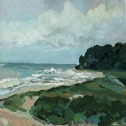 Paint Outside Nature Ocean Forest Painting Oil