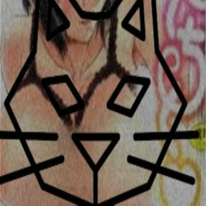 Cat With Static Logo for The Club