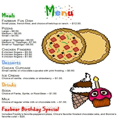 FNAF Menu