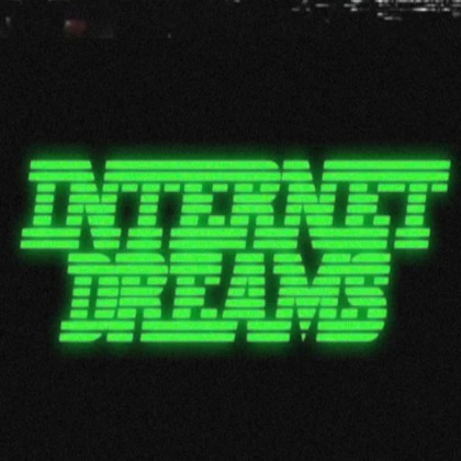 INTERNET DREAMS Vaporwave Aesthetic Decal
