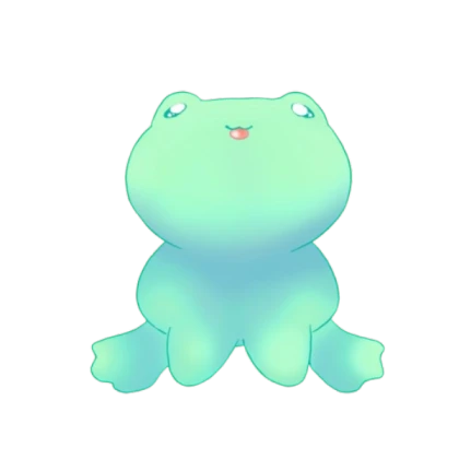 Froggie! (shirt decal) (my art)