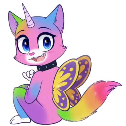 Felicity (Rainbow Butterfly Unicorn Kitty)