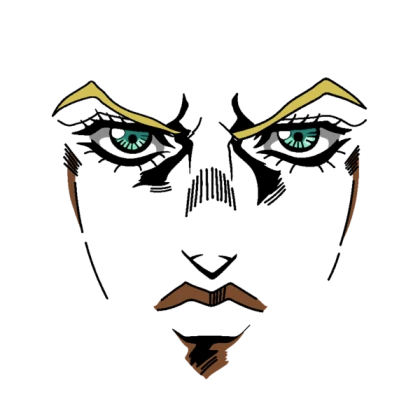 Giorno's Face (Ver. 2) (Blue Eyes)