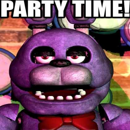 fnaf party time poster
