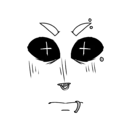 Male Anime Face - Punk Demon