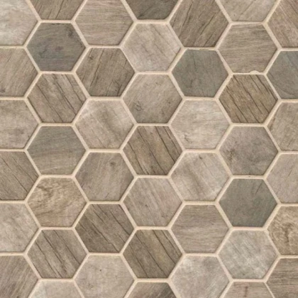 wood hexagon wallpaper