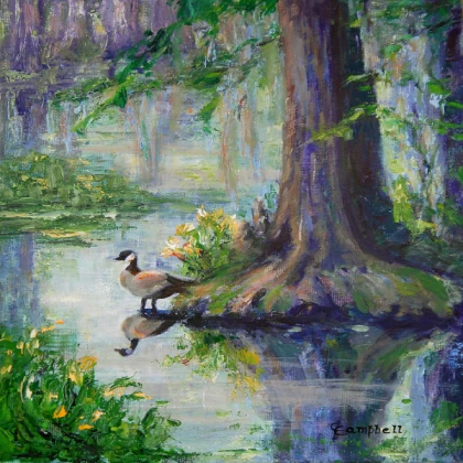 The Goose at Swan Lake