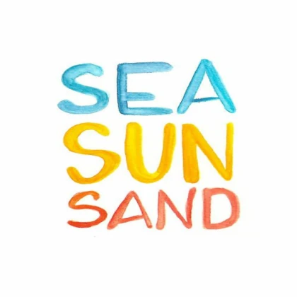 sea sun sand