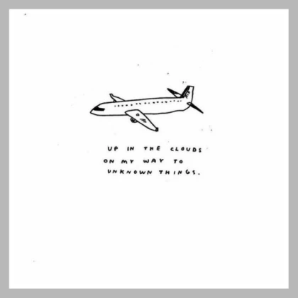 Plane minimalist quote