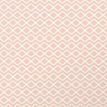 Blush background with white lines making shapes