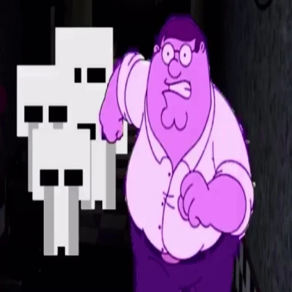 Omg Peter Griffin is the purple guy