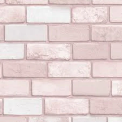 pink brick wall