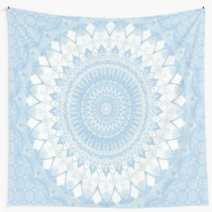 [blue] mandala tapestry