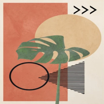 [SUMMER] Warm abstract plant