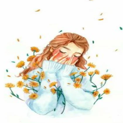 [DRAWINGS] blonde girl with sunflower