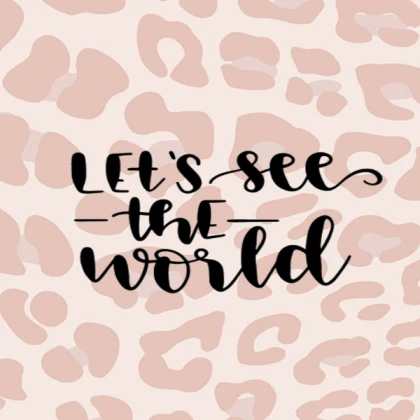 light pink cheetah print