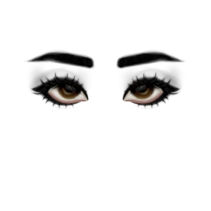 Semi-realistic Female Eyes [Brown]