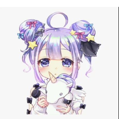 Cute anime unicorn girl!