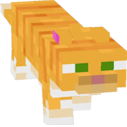 Minecraft cat (ginger cat)