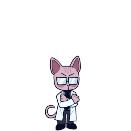 tiny sphinx cat bubby