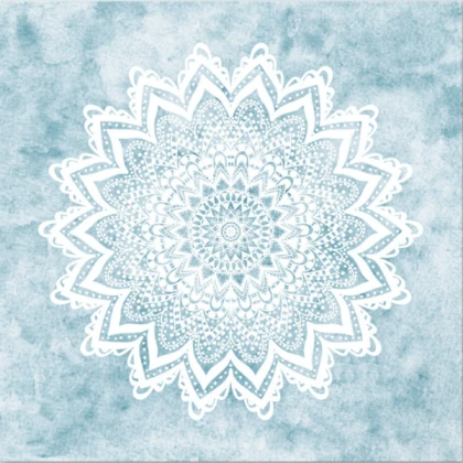 Light Blue Mandala Decal