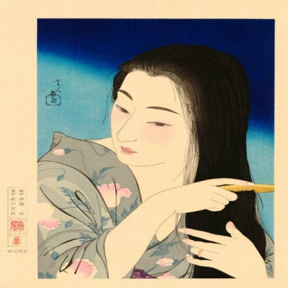Ukiyo-e Japanese style painting 4