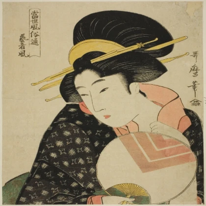 Ukiyo-e style Japanese painting 1
