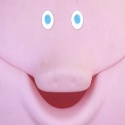 Scary pig face