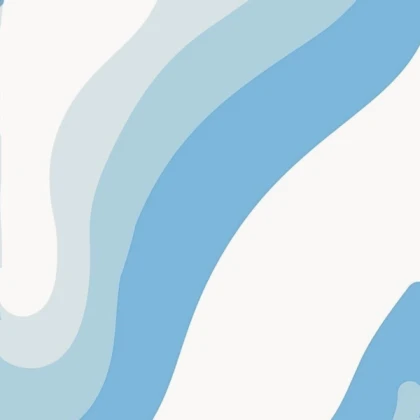 Blue Waves Aesthetic