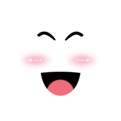 Kawaii blush super happy face