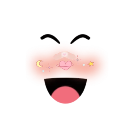 Cute planets super happy face