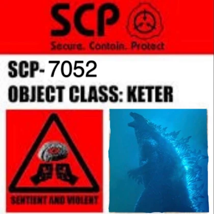 SCP-7052 (Godzilla) (not an SCP)