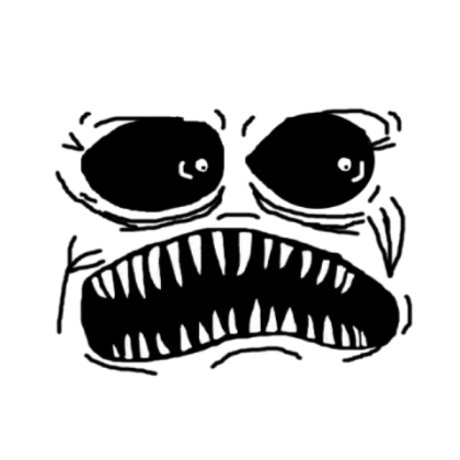 Extra Scary Face