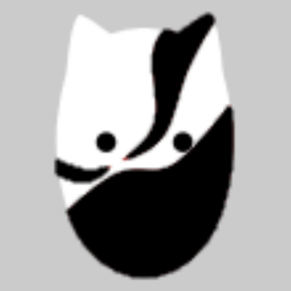 Black & White Anbu Mask Decal