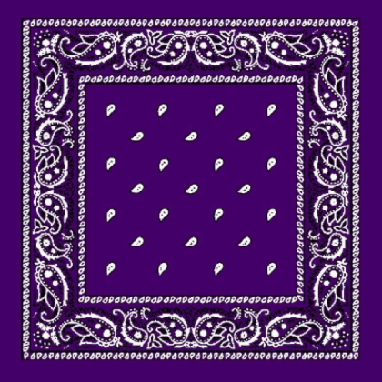 Purple bandana