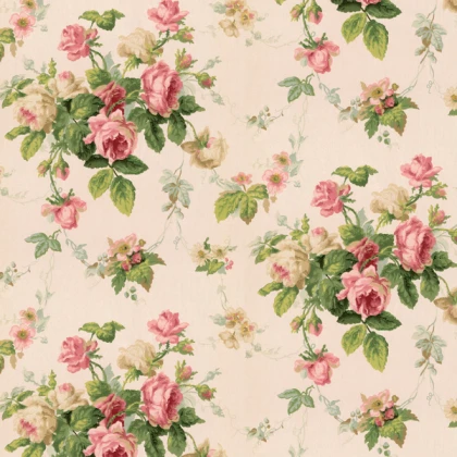 Rose Spray - Victorian Wallpaper