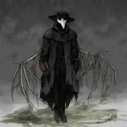 Bone Wing Plague Doctor