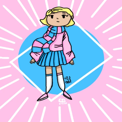 A lil doodle of bili