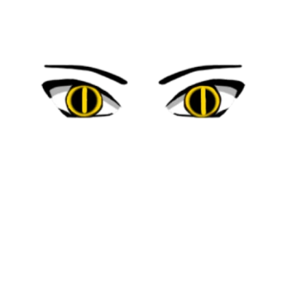 Yellow eyes with lines