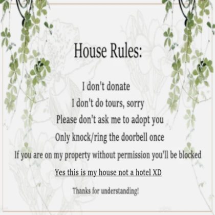 Bloxburg House Rules Reupload