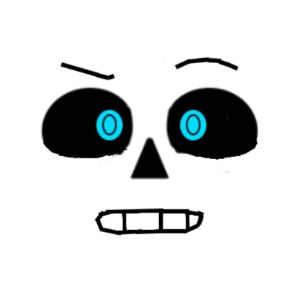 Underswap Sans confused face