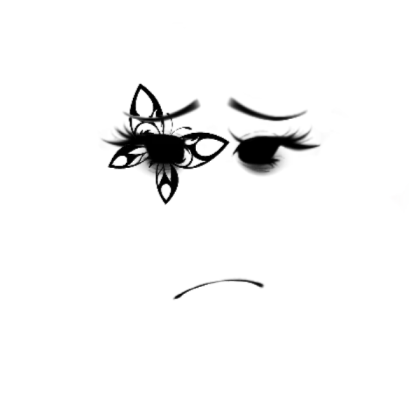 butterfly eyes black 1201