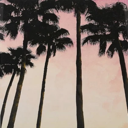 Summer Beach Bathroom Bedroom Aesthetic Palm Tree