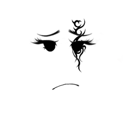 miras face black scar B1210