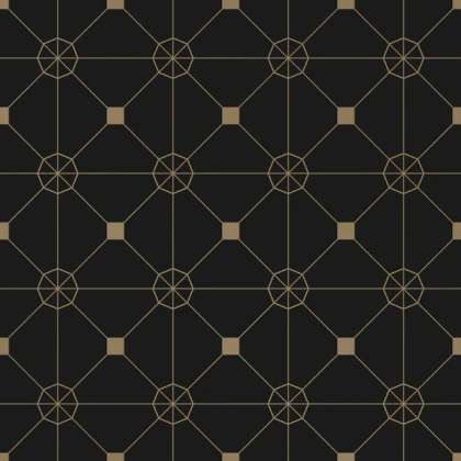 Aesthetic art bww pattern wallpaper black gold geo