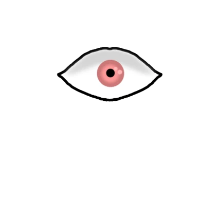 Large pink cyclops eyeball